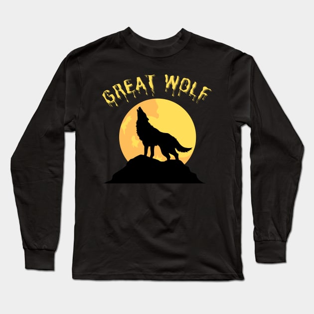 Great Wolf Lodge Long Sleeve T-Shirt by mkhriesat